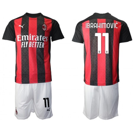 AC Milan Zlatan Ibrahimovic 11 Kind Thuistenue 2020-21